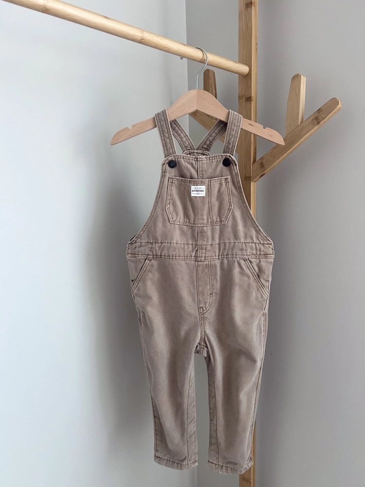 Ogrodniczki jeansowe 86 cm H&M
