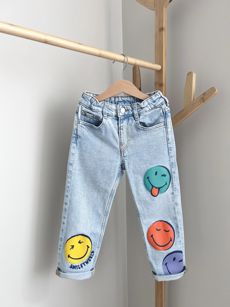 Spodnie jeansowe 104 cm H&M Unisex