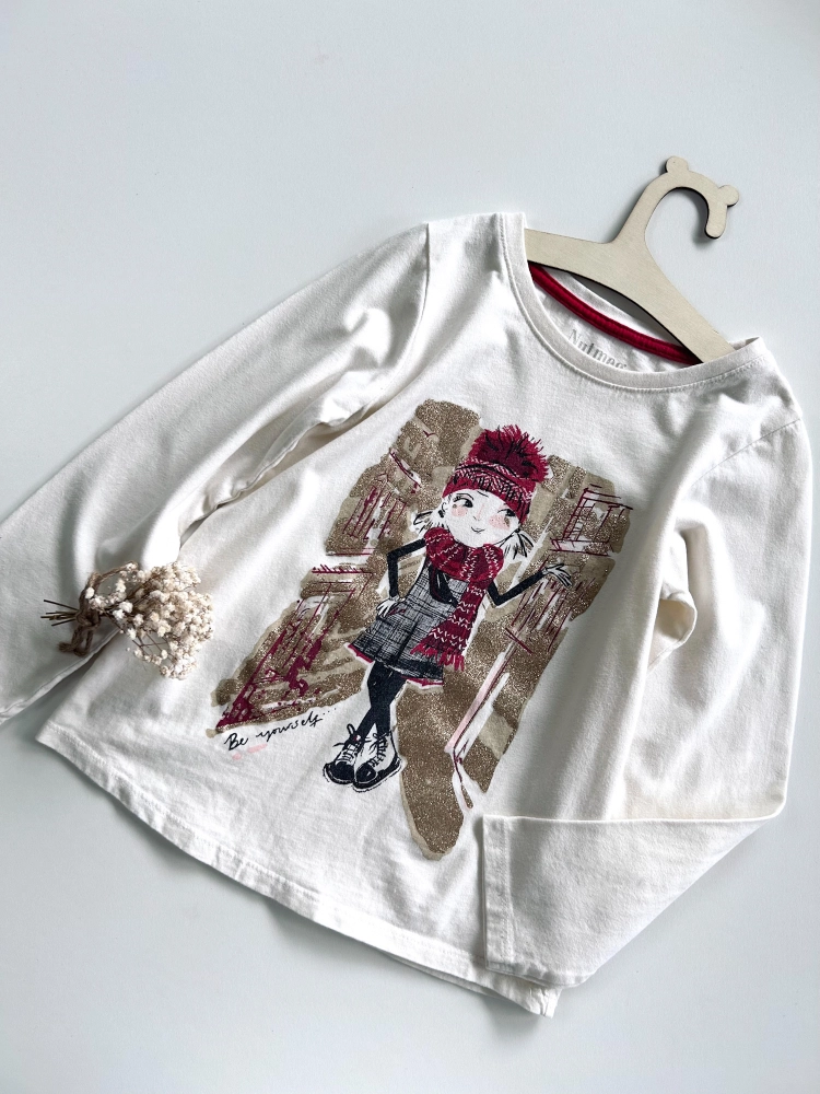 Bluzka 122-128 cm Nutmeg