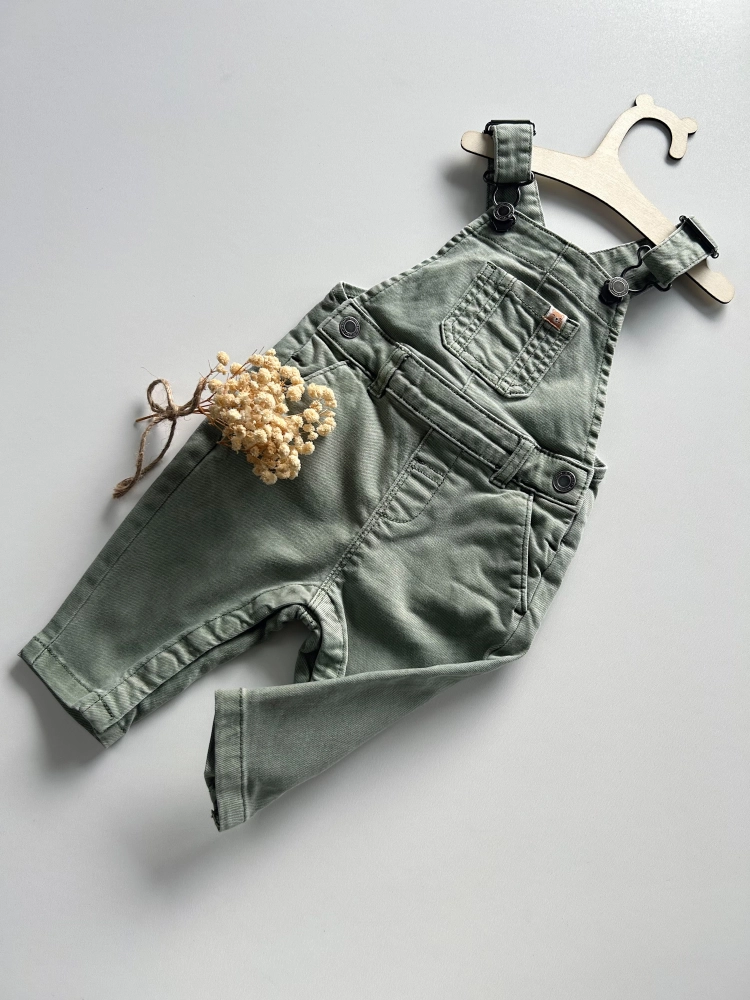 Ogrodniczki jeansowe 68 cm C&A