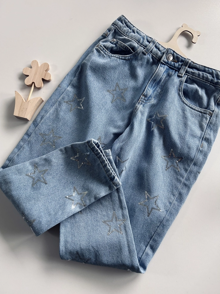 spodnie jeansowe 140 cm M&S