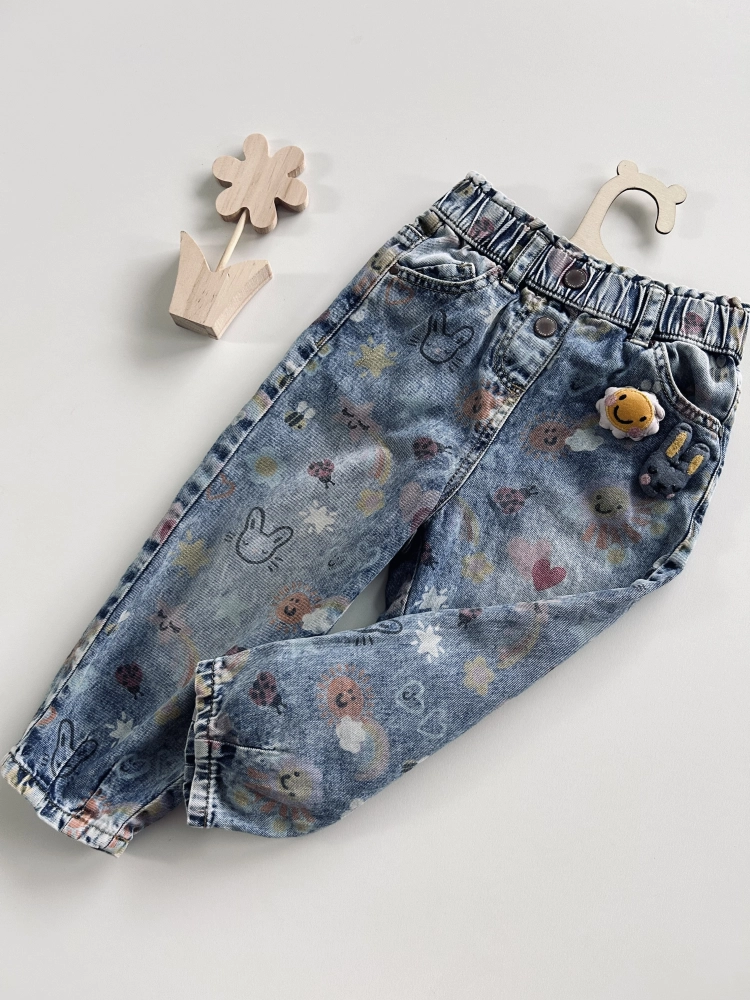 Spodnie jeansowe 86 cm Next