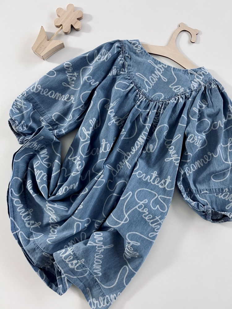 Sukienka jeansowa 122-128 cm Frendz