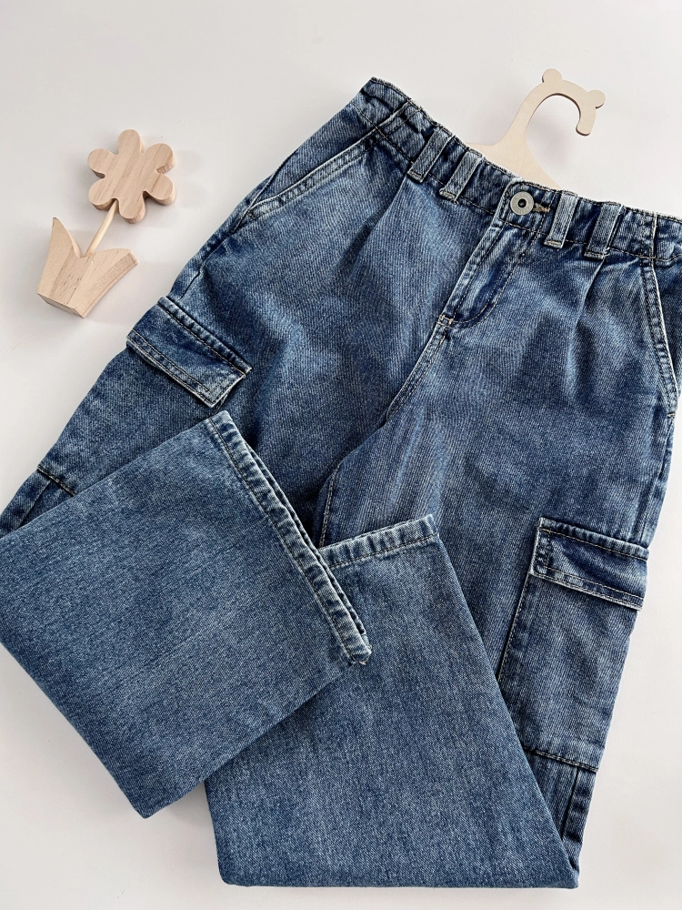 Spodnie jeansowe 128 cm F&F