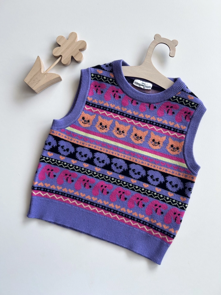 Kamizelka z dzianiny 98 cm Coccodrillo