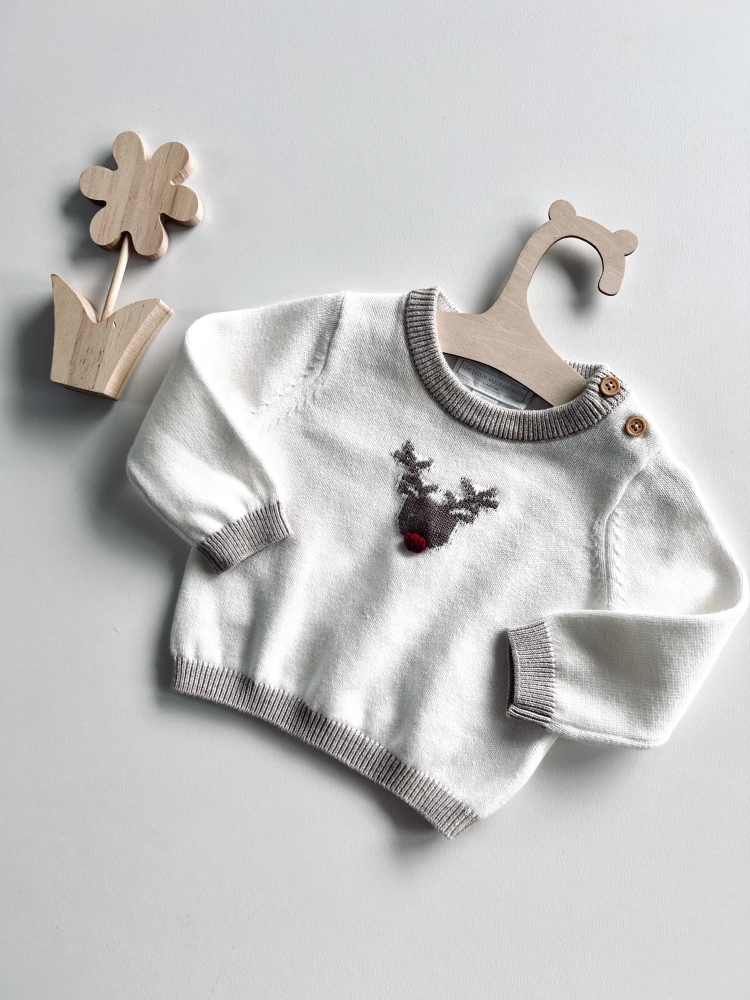 Sweterek 56 cm The little white company