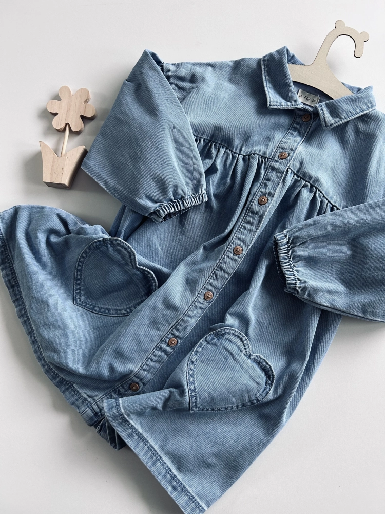 Sukienka jeansowa 116 cm F&F