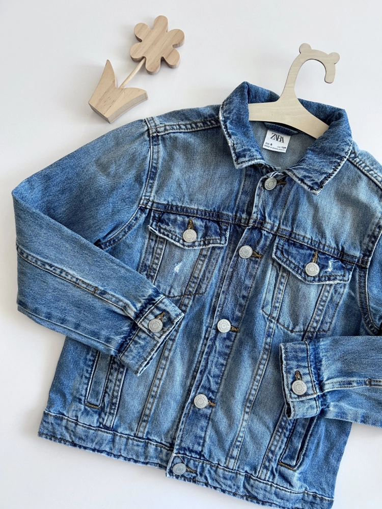 Kurtka jeansowa 128 cm Zara