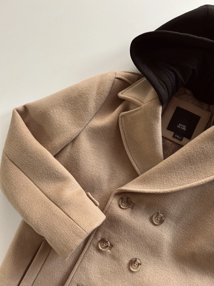 Płaszcz z kapturem 128 cm River Island