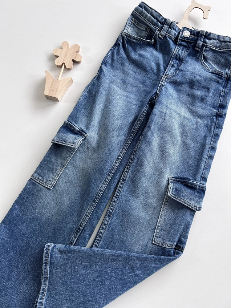 Spodnie jeansowe 128 cm H&M