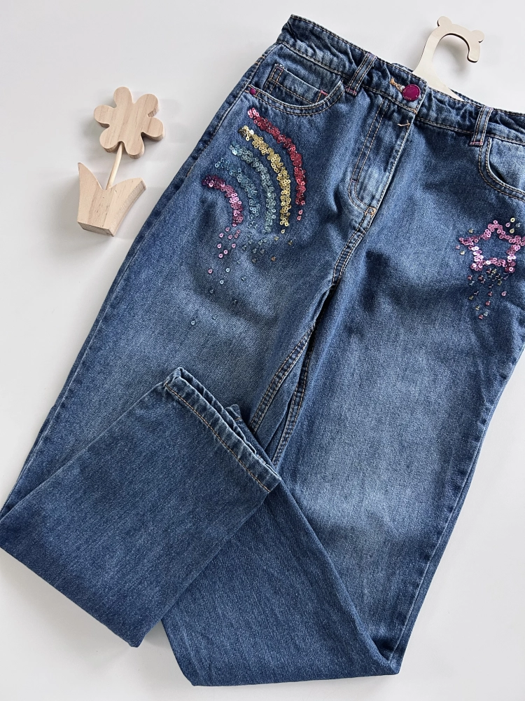 Spodnie jeansowe 140 cm Next