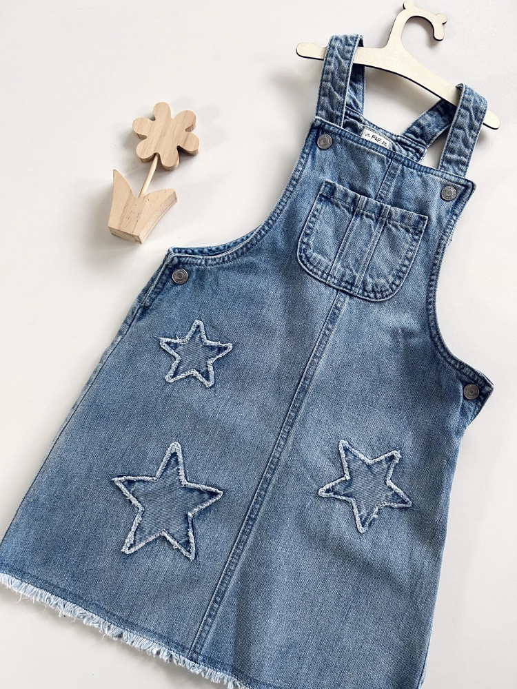 Sukienka jeansowa 122 cm F&F