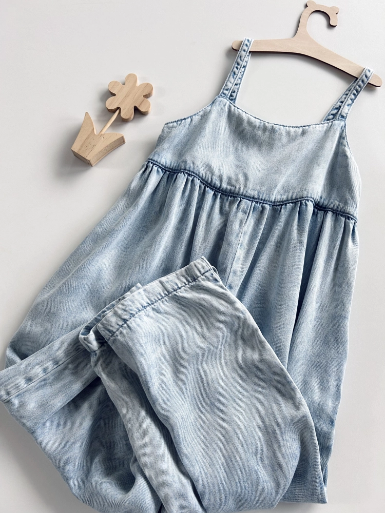 Kombinezon jeansowy 128 cm Next