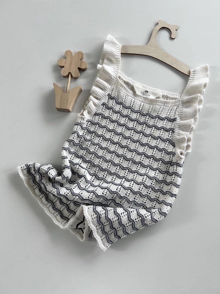 Bluzeczka z dzianiny 128 cm H&M