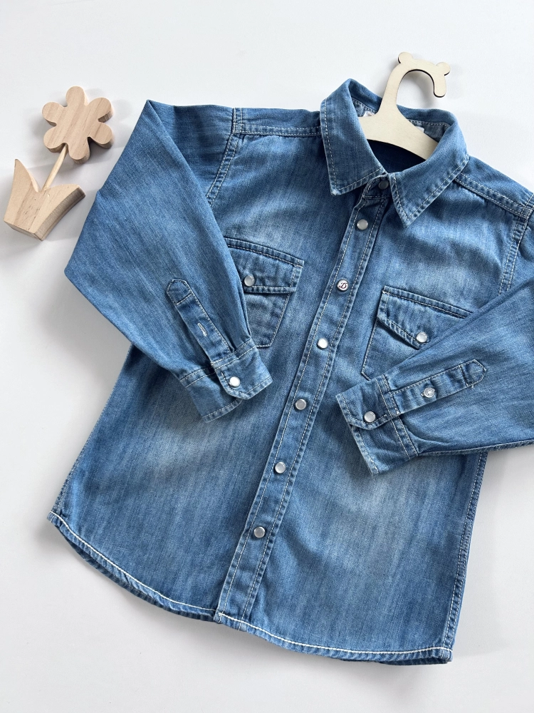 Koszula jeansowa 110 cm Lindex