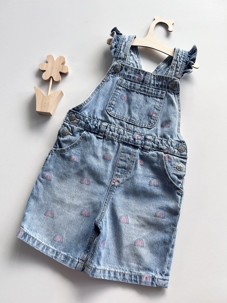 Ogrodniczki jeansowe 92-98 cm George