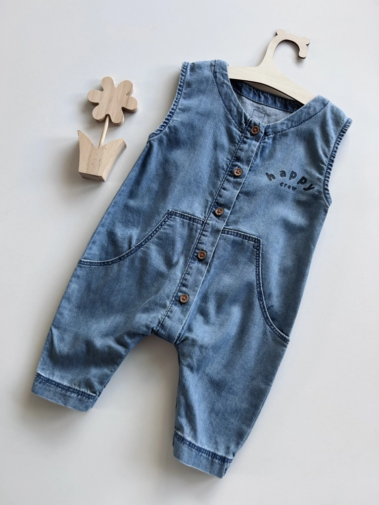 Rampers/ Kombinezon jeansowy 62-68 cm George