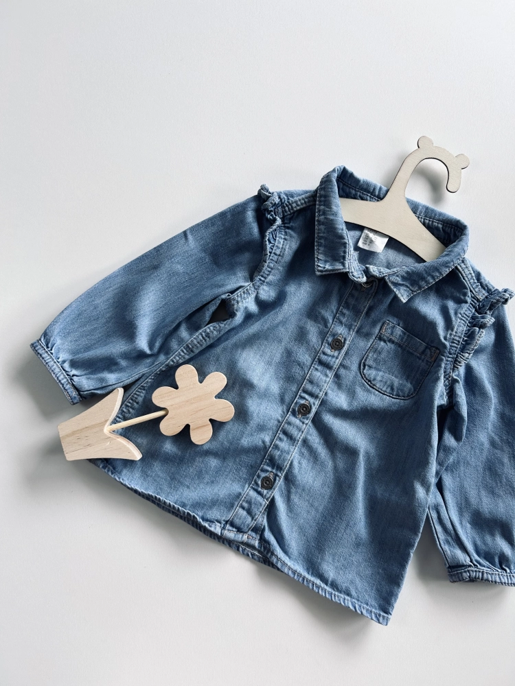 Koszula jeansowa 74 cm H&M