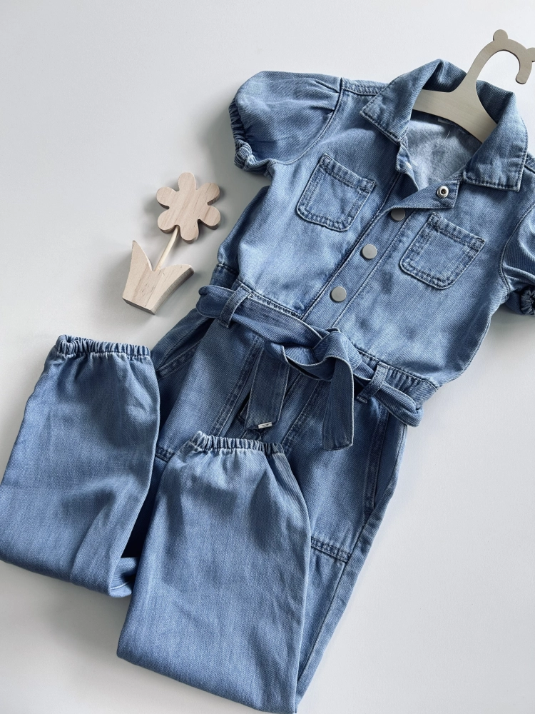Kombinezon jeansowy 104 cm Lindex