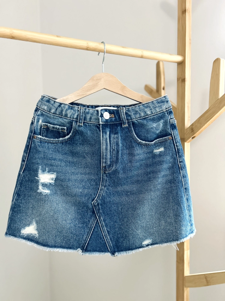 Spódnica jeansowa 128 cm Zara