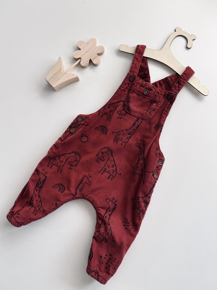 Ogrodniczki sztruksowe 62 cm Next