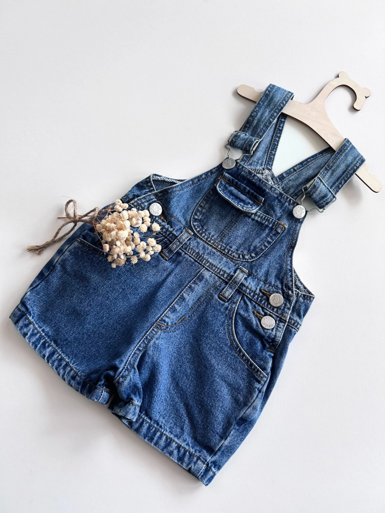 Ogrodniczki jeansowe 74 cm Vintage Unisex