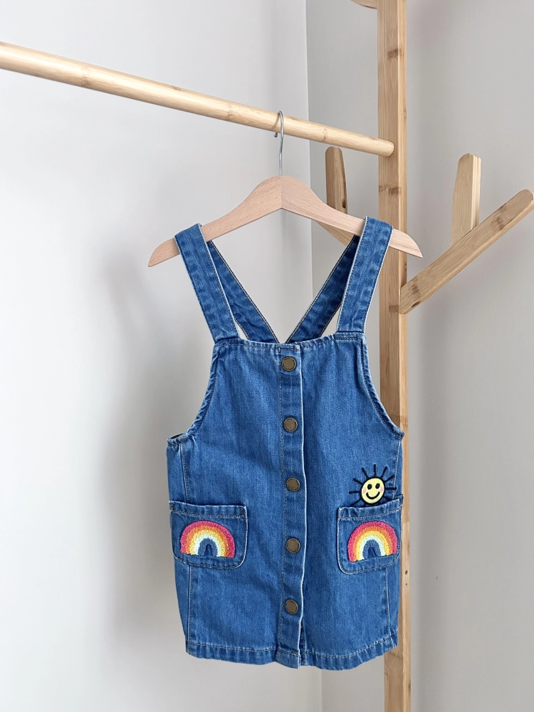 Sukienka jeansowa 98 cm Next