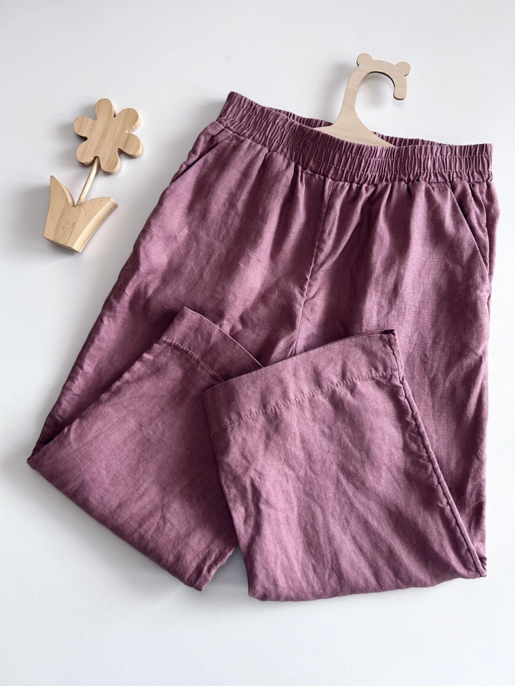 Spodnie lniane 110 cm H&M
